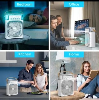 Mini A/C Ventilador Humidificador Portátil