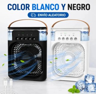 Mini A/C Ventilador Humidificador Portátil