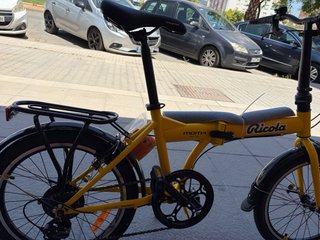 Bicicleta Plegable Moma Amarilla