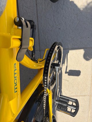 Bicicleta Plegable Moma Amarilla