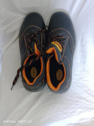 Scarpe da lavoro Logica uomo nere arancioni