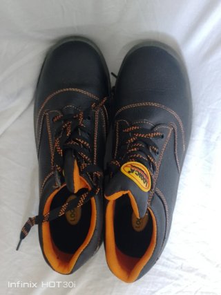 Scarpe da lavoro Logica uomo nere arancioni