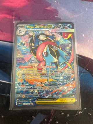 Carta Mega Greninja EX Español