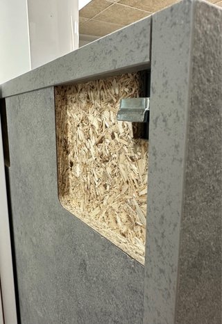 Columna Auxiliar Gris Madera