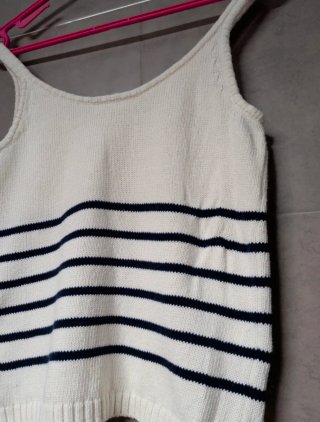 Top Oysho Verano Talla S Rayas