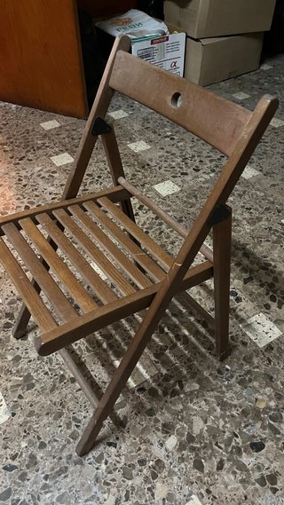 Sedie pieghevoli in legno
