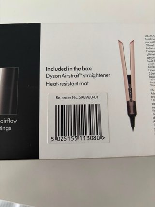 Piastra Dyson Airstrait Beige/Rosa