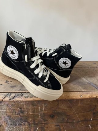 Converse Negras Plataforma