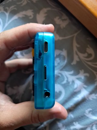 Miyoo Mini V4 Azul, Funda, Tarjeta SD 32GB, lector