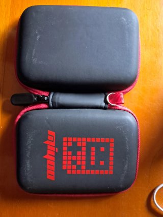 Miyoo Mini V4 Azul, Funda, Tarjeta SD 32GB, lector