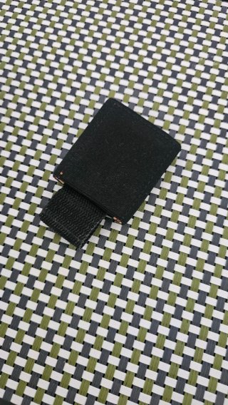 Tarjetero Minimalism Piel y Lona Negro/Marrón