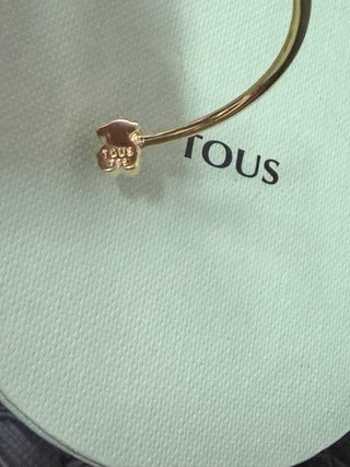 Pulsera Tous Oso y Perla Dorada