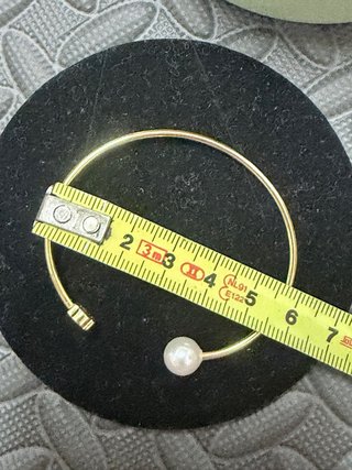 Pulsera Tous Oso y Perla Dorada