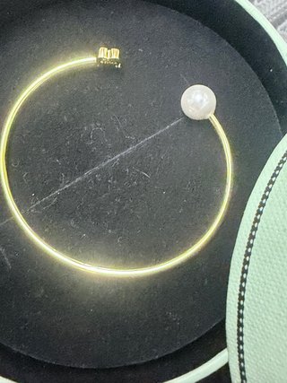 Pulsera Tous Oso y Perla Dorada