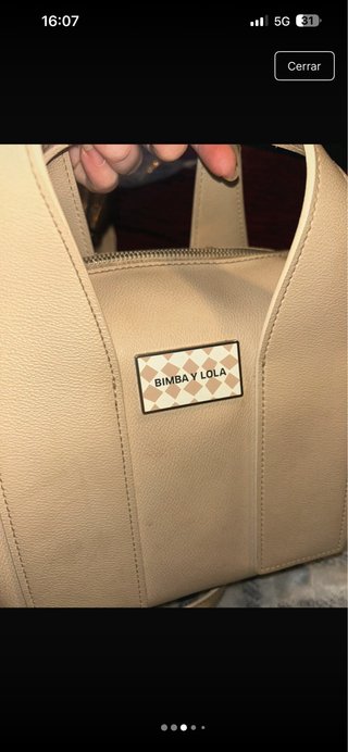 Bolso Bimba y Lola Beige Original