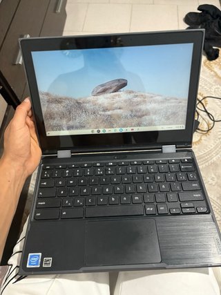 Portátil Lenovo Táctil Negro/Plateado