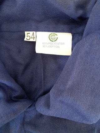 Mono de trabajo azul talla 54