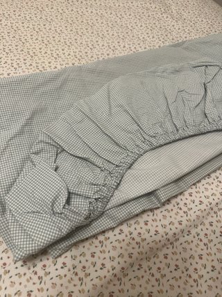 Sábana bajera cuna cuadros