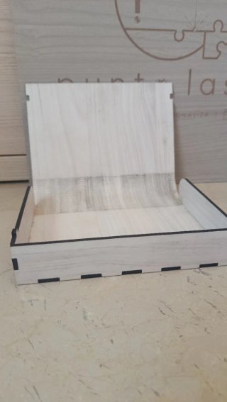 Caja libro decorativa de madera