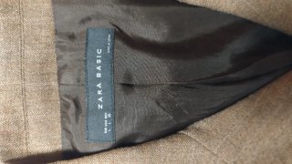 Traje de Lana Zara Marrón