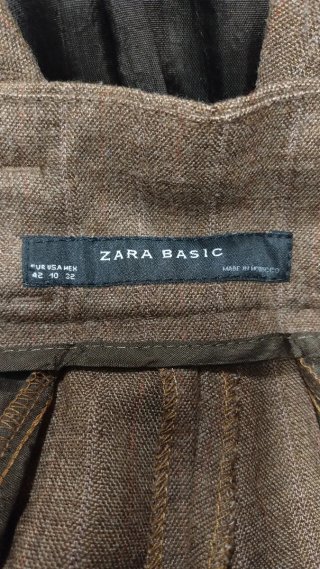 Traje de Lana Zara Marrón
