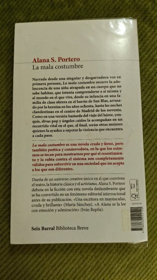 Libro la mala costumbre