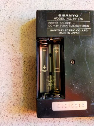 Radio Sanyo RP67A AM/FM Estéreo