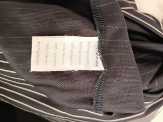 Polo Lacoste Sport Talla 6 Rayas Azul Marino