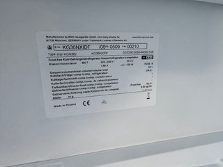 FRIGORÍFICO COMBI SIEMENS INOX 185CM  NO FROST A++