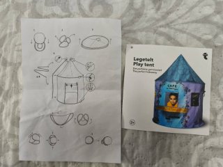 Tienda de campaña infantil, Tiger