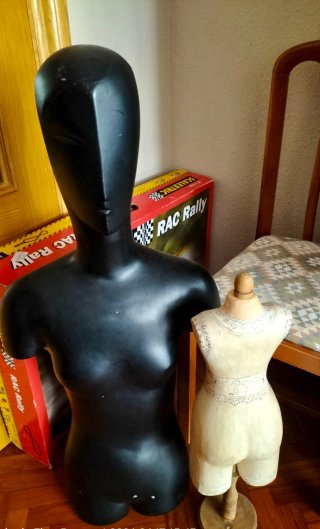 Busto Maniquí Decorativo Estilo Vintage