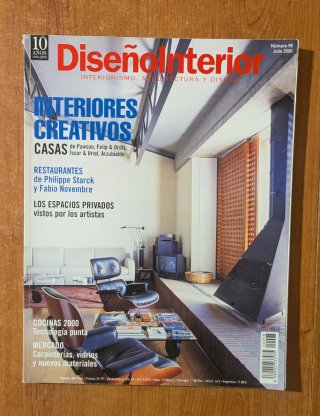 Lote de 9 revistas Diseño Interior, año  2001