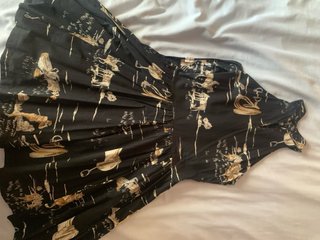 Vestido Zara Talla S Estampado Ecuestre
