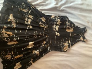 Vestido Zara Talla S Estampado Ecuestre