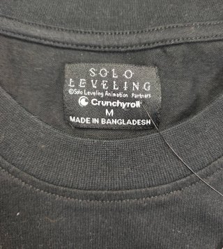 Camiseta Solo Leveling Negra