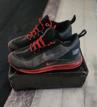 Nike Air Max Zapatillas Negras Rojas