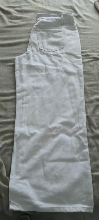 Pantalón blanco ancho