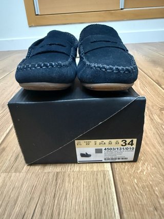 Mocasines Zara Azul Marino