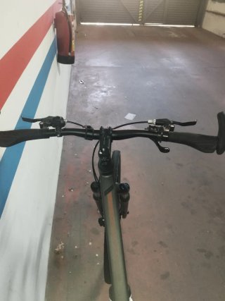 Bicleta trekking Aluminio Señal V20 y portabicis