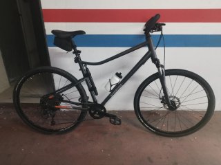 Bicleta trekking Aluminio Señal V20 y portabicis