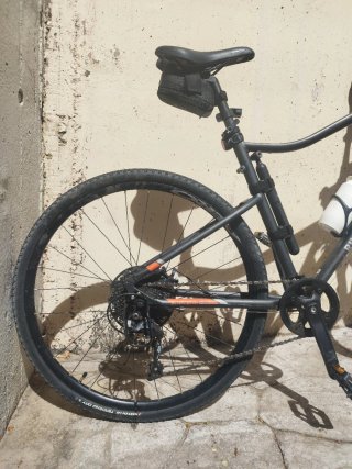 Bicleta trekking Aluminio Señal V20 y portabicis