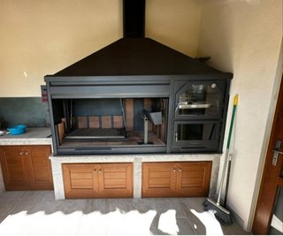 Barbacoa Carbón Para Exterior