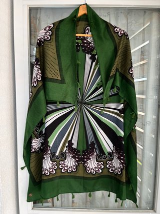 Pañuelo fular estampado de mujer