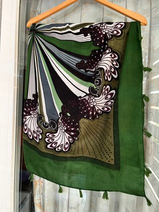Pañuelo fular estampado de mujer