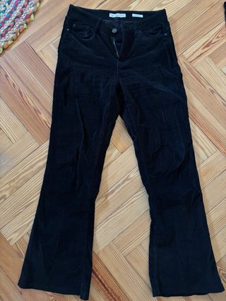 Pantalones de pana negros