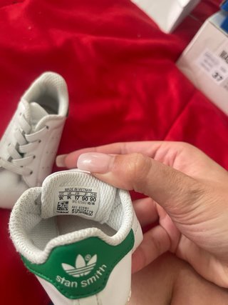 Zapatillas Adidas Stan Smith Bebé Blancas