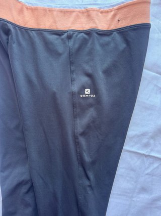 Mallas deportivas negras y melocotón Talla S