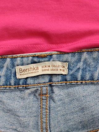 Conjunto Top Barbie y Short Vaquero Bershka T. L