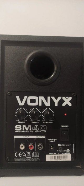 Altavoces Vonyx SM40 Monitores Estudio Negros