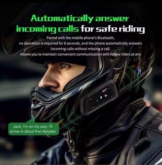Intercomunicador V6 PRO + EUC Bluetooth Moto
